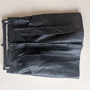 Like-New Faux Leather Skirt